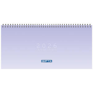 Gıpta 2026 Masa Takvimi 16 cm x 33 cm Karışk Renk