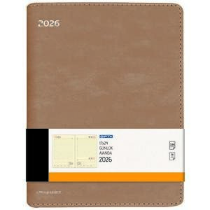 Gıpta 209-LEK Select Günlük 2026 Ajanda 17 cm x 24 cm Krem