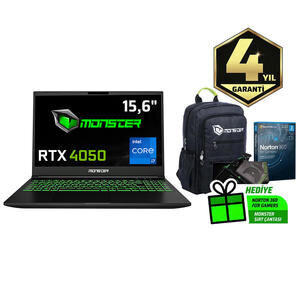 Monster Abra A5 V20.7.1 Oyun Bilgisayarı Intel i7 16GB Ram 1TB SSD Windows 11