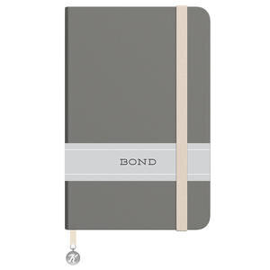Keskin Color Bond Çizgili Defter 13 x 21 cm 96 Yaprak Gri