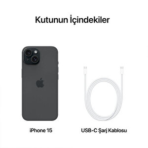 Apple iPhone 15 128GB Siyah - Apple Türkiye Garantili Fiyatı | Avansas