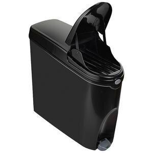 Rulopak Gizli Kapak Ped Atık Çöp Kovası 20 litre Siyah