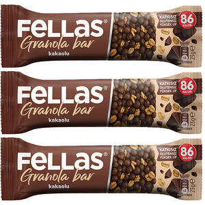 Fellas Granola Kakaolu Bar 23 g x 3'lü