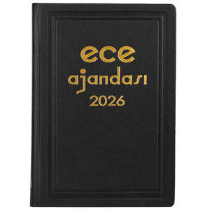 Ece Anadolu Ticari 2026 Ajandası 17 x 25 cm Siyah