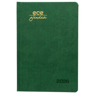Ece Datça Günlük 2026 Ajandası 14 cm x 20 cm Yeşil