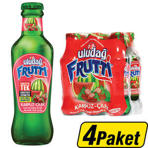 Uludağ Frutti Karpuz-Çilek 24 x 200 ml