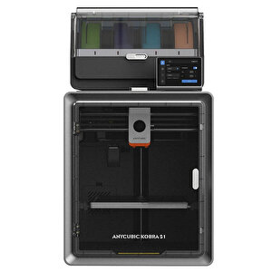 Anycubic Kobra S1 Combo Kapalı Kasa Hızlı 3D Yazıcı