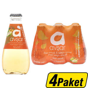 Avşar Düşes Armudu & Nektarin Aromalı Maden Suyu 24 x 200 ml