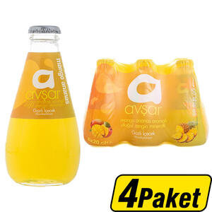 Avşar Mango & Ananas Aromalı Maden Suyu 24 x 200 ml