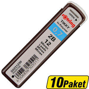 Rotring  0.7 mm 2B Hi-Polymer Kalem Ucu 10'lu Paket