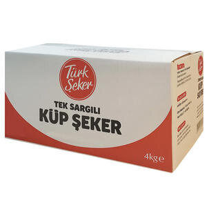 Türkşeker Tek Sargılı Küp Şeker 4 kg