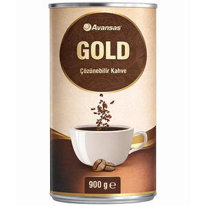 Avansas Gold Çözünebilir Kahve 900 g Teneke Kutu