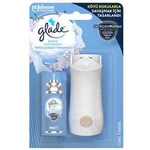 Glade Banyo Hava Tazeleyici Cihaz + Yedek Temiz Çarşaf Ferahlığı 10 ml 
