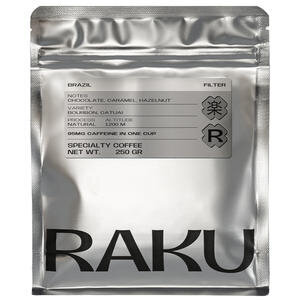 Raku Brezilya Öğütülmüş Filtre Kahve 250 g