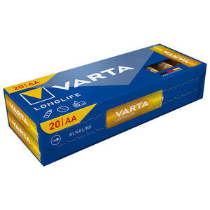 Varta Longlife Alkalin AA Kalem Pil 20'li Paket