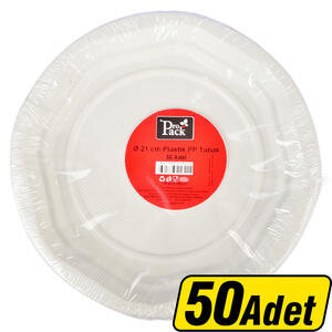 Propack Plastik Tabak 21 cm 50'li