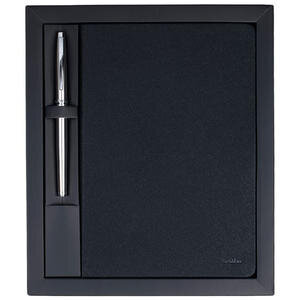 Scrikss SD300-1 Premium Defter A5 Siyah Chester & 800M Krom Roller