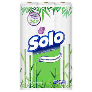 Solo Bambu Katkılı Kağıt Havlu 12'li