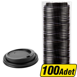 Asorty Delikli Karton Bardak Kapağı 8-9 oz 100'lü Paket