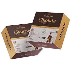 Mocha Shot Çikolata Aromalı Tek Kullanımlık Kahve Şurubu 13 ml x