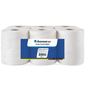 Avansas Soft Jumbo Tuvalet Kağıdı 3,39 kg 90 m 12'li Paket - 2'ncisi %50 İndirimli buyuk 2