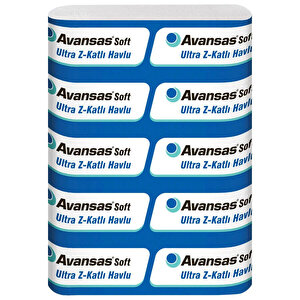 Avansas Soft Ultra Z Katlı Havlu 200 Yaprak 12'li paket 5 Koli - Çok Al Az Öde buyuk 2