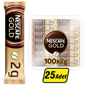 Nescafe Gold Stick Kahve 2 gr 100'lü 25 Paket - Çok Al Az Öde buyuk 1