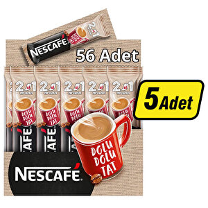 Nescafe 2&#039;si 1 Arada Kahve 10 gr 56&#039;lı 5 Paket - Çok Al Az Öde