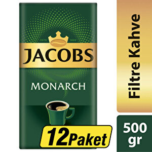 12 Paket - Jacobs Monarch Filtre Kahve 500 gr. buyuk 1