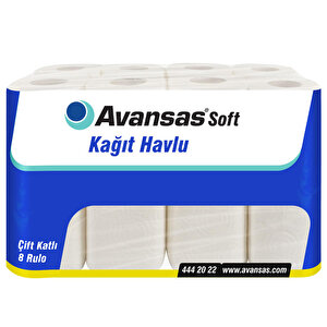 Avansas Soft Kağıt Havlu 8 Rulo x 6 Paket - Çok Al Az Öde buyuk 1