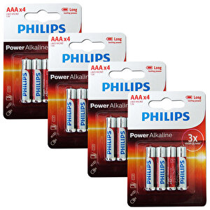 Philips LR03 Alkalin AAA İnce Kalem Pil 4'lü Paket - Çok Al Az Öde  buyuk 1