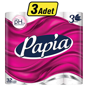 Papia Tuvalet Kağıdı 32&#039;li 3 Paket - Çok Al Az Öde