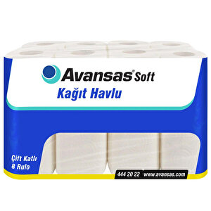 Avansas Soft Kağit Havlu 8 Rulo - 4 Al 3 Öde buyuk 2