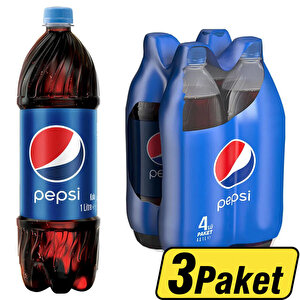 Pepsi Cola 1 lt 4'lü - 1 Koli (12 Adet) buyuk 1