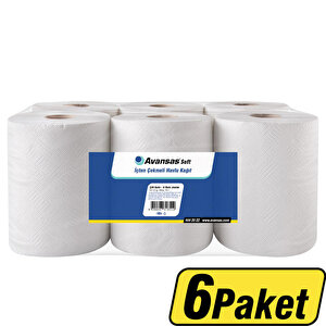 Avansas Soft Kağıt Havlu İçten Çekmeli 6'lı - 6 Paket - Çok Al Az Öde buyuk 1