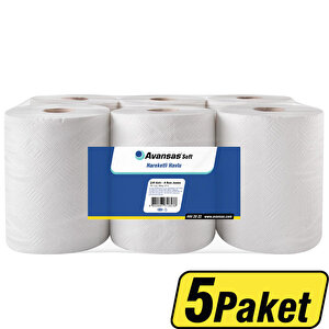 Avansas Soft 21 cmHareketli Kağıt Havlu 6'lı (4 kg)- 5 Paket - Çok Al Az Öde buyuk 1
