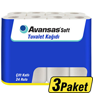 Avansas Soft Tuvalet Kağıdı 24'lü - 3 Paket - Çok Al Az Öde buyuk 1