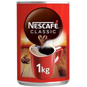 Nescafe Classic Kahve Teneke Kutu 1 kg 2 Adet + Nescafe Red Coffee Box Tekli Hediye buyuk 2