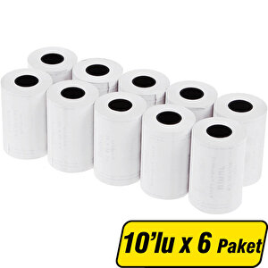 Akaryakıt Pompa Rulosu 58 mm x 60 m 44 gr/m² 5 x10'lu Paket buyuk 1