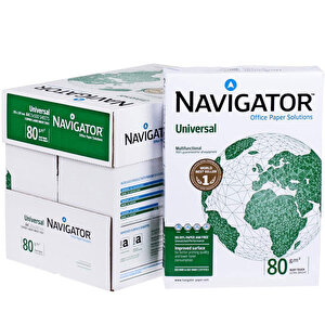 Navigator A4 Fotokopi Kağıdı 80 gr 1 Koli 5 Paket (2.500 Sayfa) - Özel Fiyatlı Ürün buyuk 1