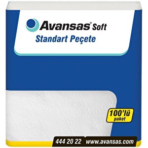 Avansas Soft Standart Peçete 100 Yaprak 32 Paket Çok Al Az Öde buyuk 2