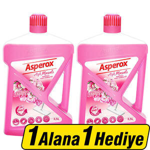 Asperox Parfümlü Yüzey Temizleyici Aşk Masalı Manolya & Frezya 2,5 lt 1 Alana 1 Hediye
