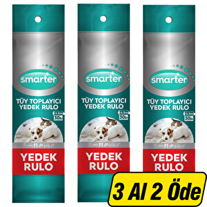 Smarter Tüy Toplayıcı Yedek Rulo 4lü Paket 3 Al 2 Öde buyuk 1