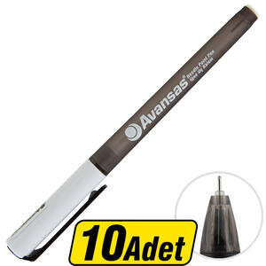 Avansas 988 İğne Uç Kalem 0.5 mm Siyah Renk 10 Adet Çok Al Az Öde
