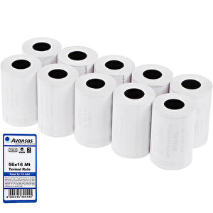 Avansas Yazarkasa / Pos Rulosu 80 mm x 30 m 55 gr/m² 10 x 6 'lı Paket buyuk 2