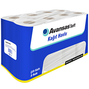 Avansas Soft Kağıt Havlu 8'li 6 Paket Çok Al Az Öde buyuk 3