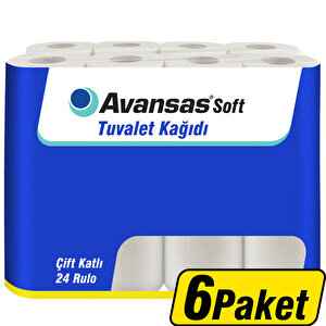 Avansas Soft Tuvalet Kağıdı 24'lü 6 Paket Çok Al Az Öde buyuk 1