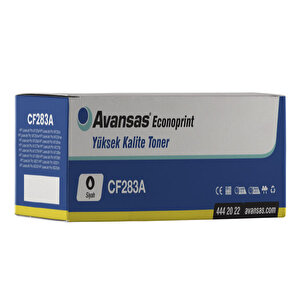 Avansas Econoprint HP 83A Siyah Muadil Toner CF283A / 283A / 83A 4 Adet buyuk 3