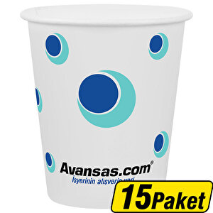 Avansas Karton Bardak 7 Oz 50'li 15 Paket Çok Al Az Öde buyuk 1