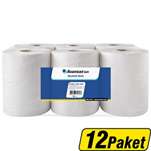Avansas Soft 21 cm Hareketli Kağıt Havlu 6'lı (5 kg) x 12 Paket Çok Al Az Öde buyuk 1